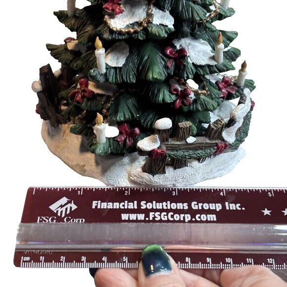 St Nicholas Square Village -Caroling Around the Tree set of 4, Only the tree - Picture 7 of 11